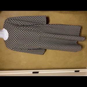 J. McLaughlin - Black & white retro style dress